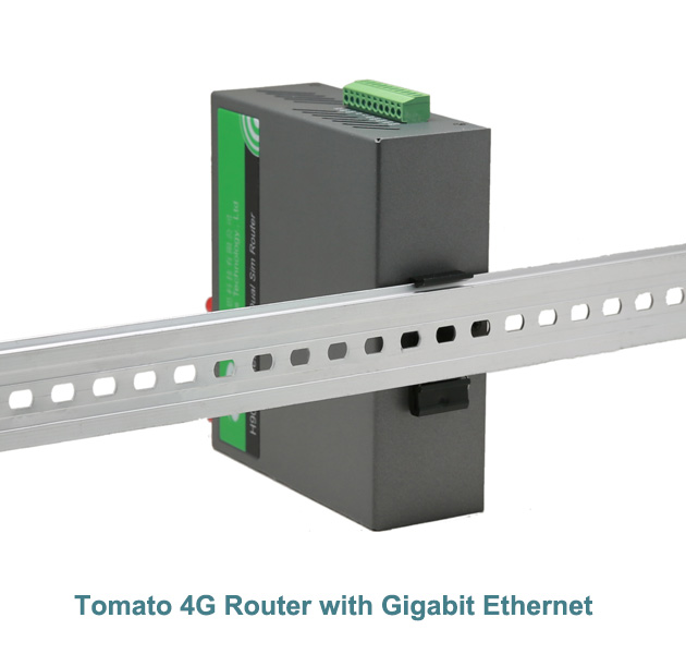 H900 Dual SIM Leistungsstarker Gigabit Tomato 4G Router