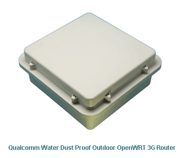 Routeur extérieur OpenWRT 3G étanche à la poussière d'eau Qualcomm H820QO