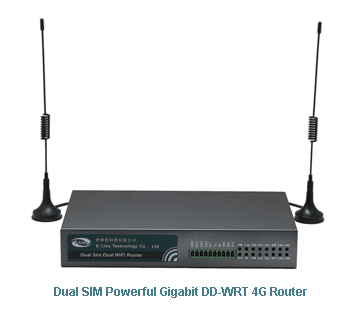 H700 Dual SIM Gigabit DDWRT Roteador 4G