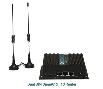 H750 Dual SIM OpenWRT Roteador 4G