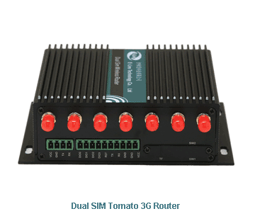 H750 Dual SIM Tomato 3G Roteador