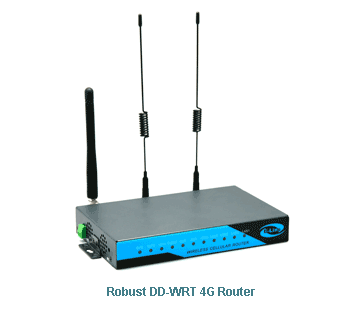 H820 Robust DDWRT Roteador 4G