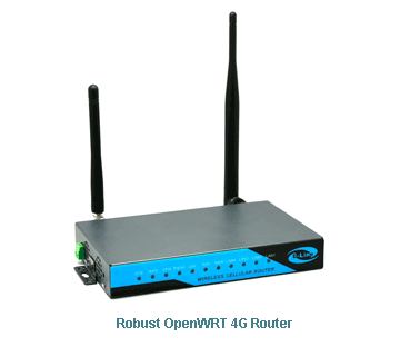 H820 Robust OpenWRT Roteador 4G