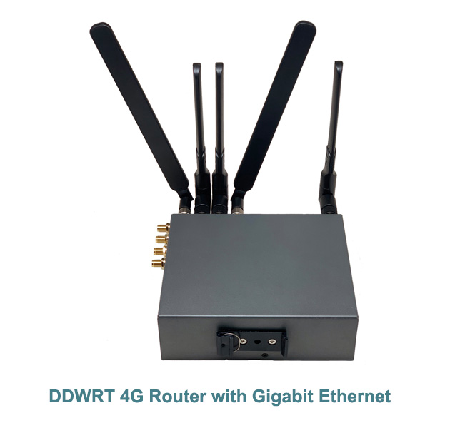 H900 Dual SIM Gigabit DDWRT Roteador 4G