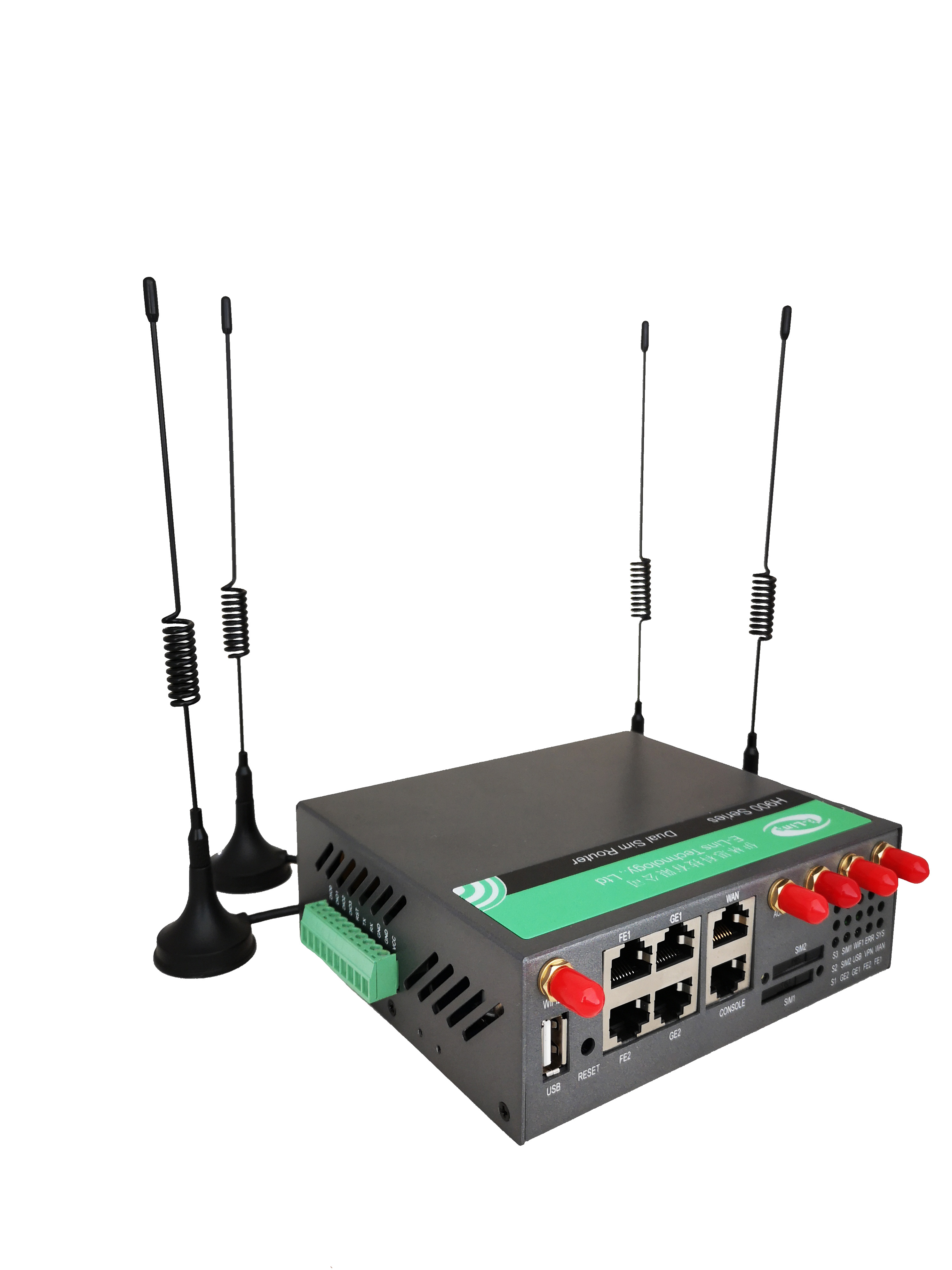 5G SIM Card Router With External Antennas Replaceable High Gain