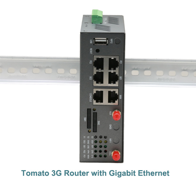 H900 Dual SIM Gigabit Tomato 3G Enrutador