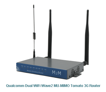 H820Q Qualcomm Dual WiFi Wave2 MU-MIMO Tomato 3G เราท์เตอร์